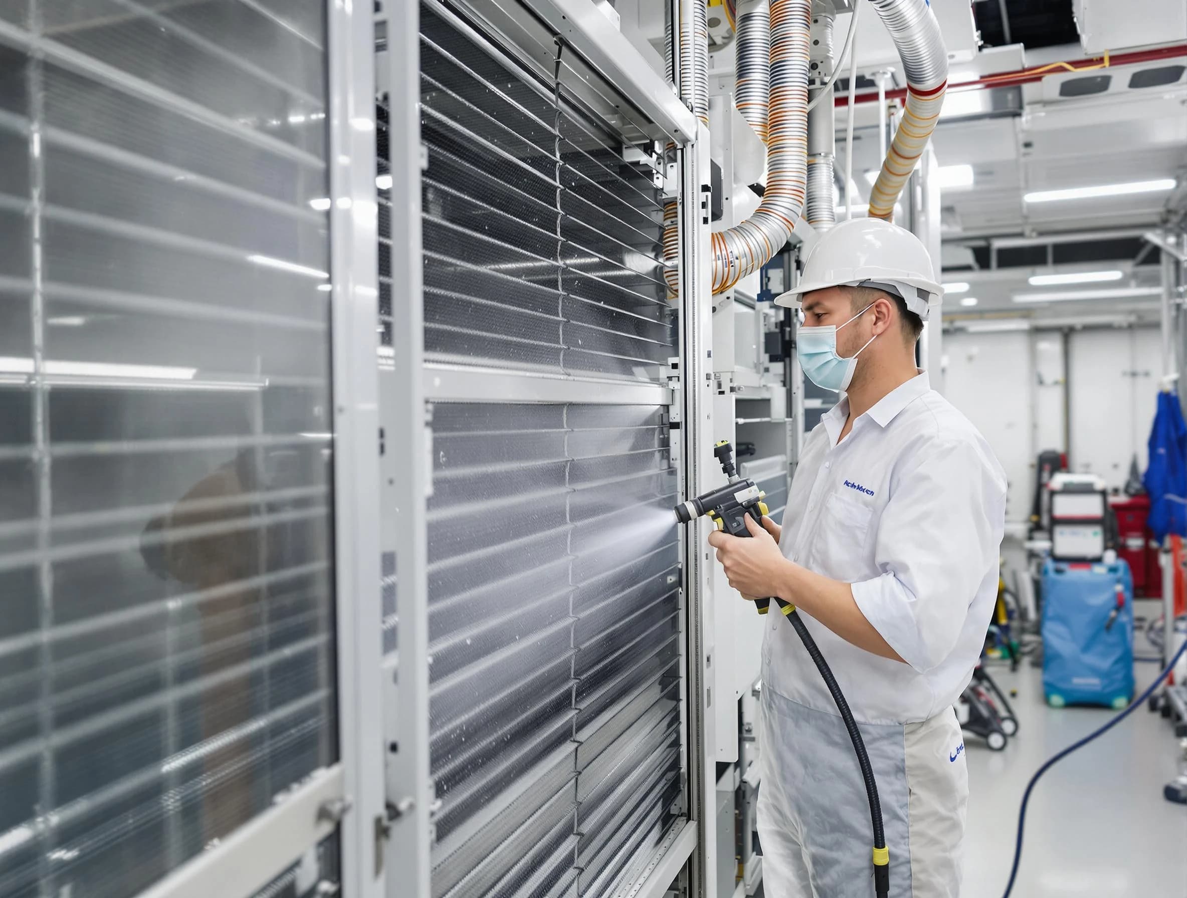 Professional AC coil cleaning by South Park Air Duct Cleaning in South Park