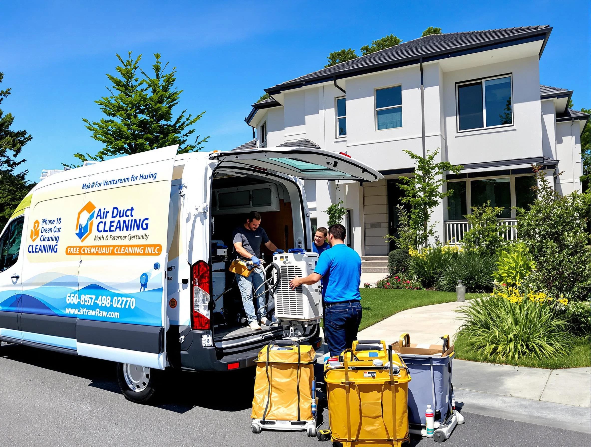 South Park Air Duct Cleaning technician performing professional air duct cleaning in South Park