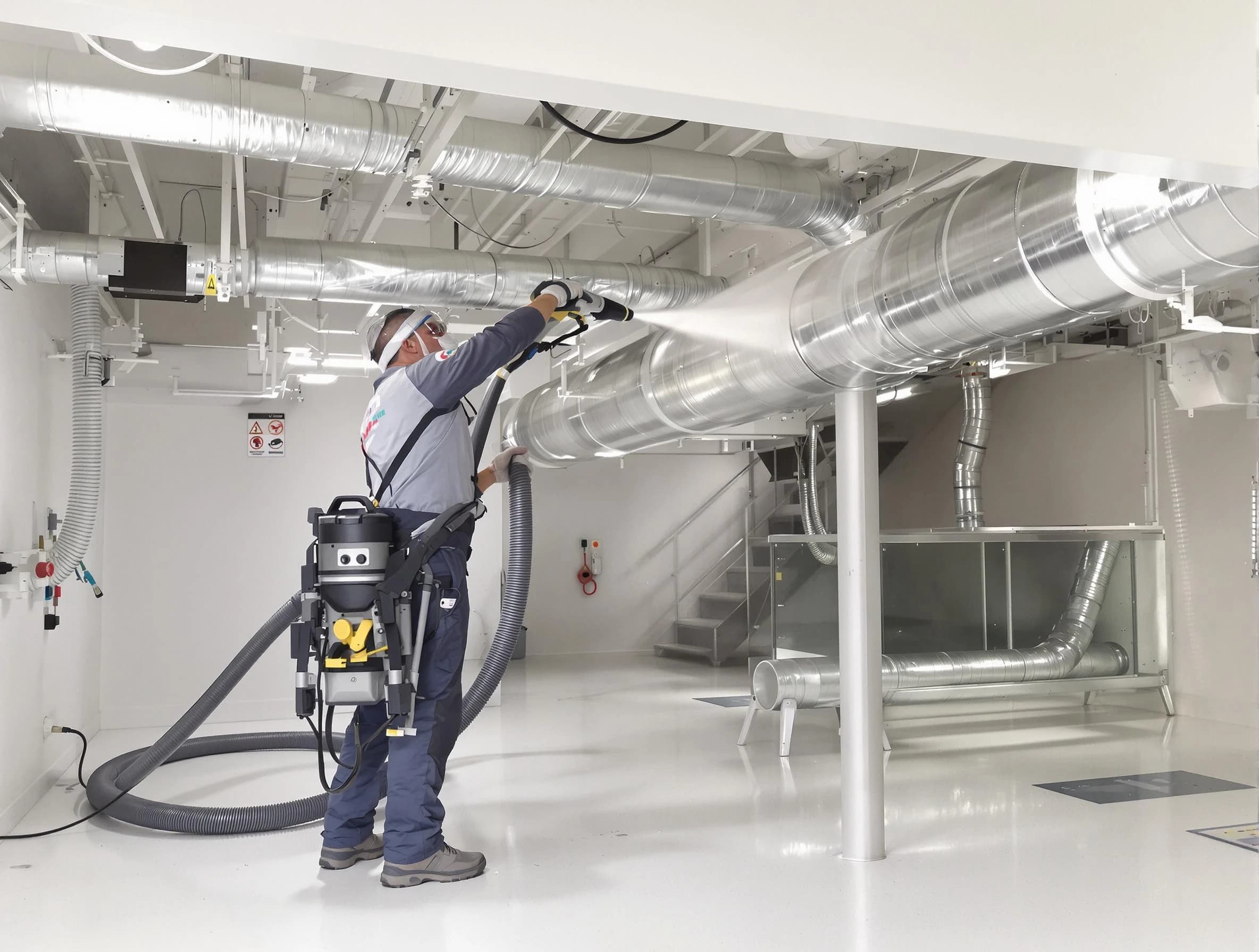 Professional central duct cleaning by South Park Air Duct Cleaning in South Park