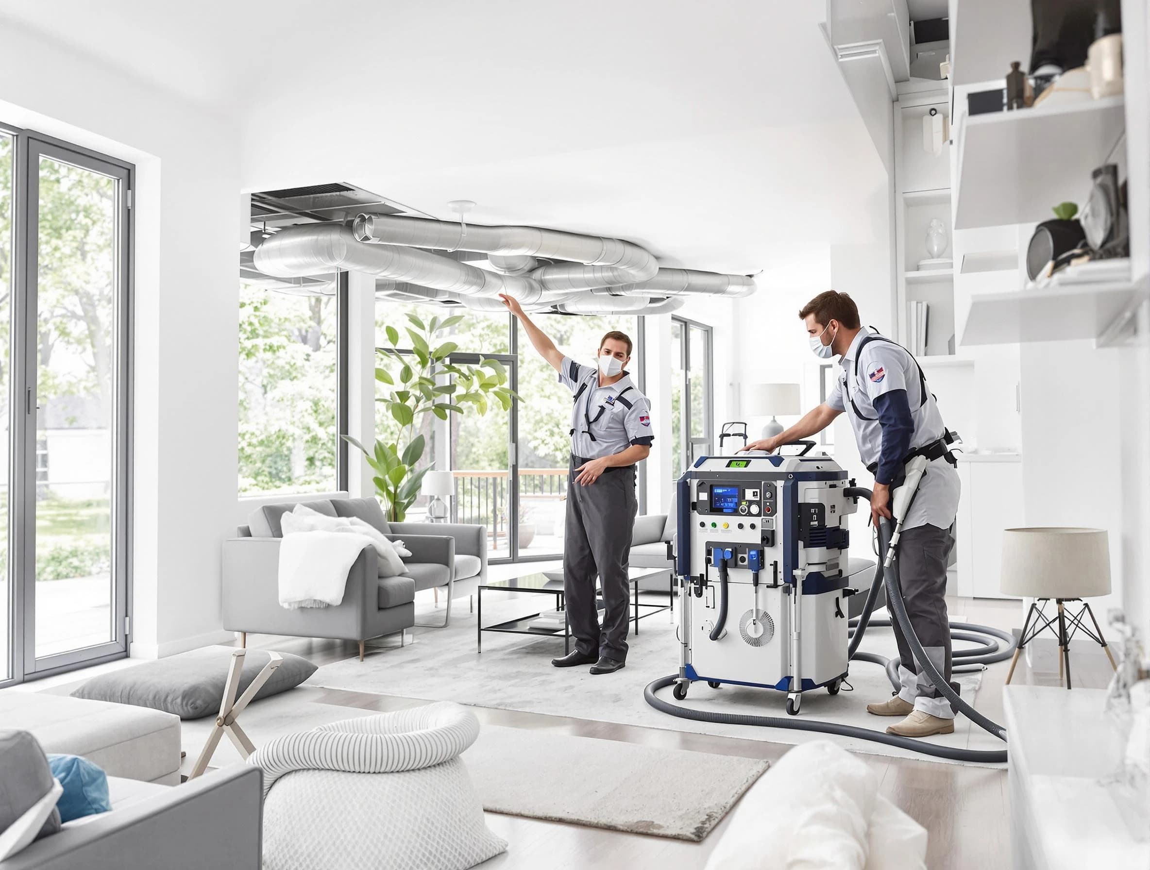 South Park Air Duct Cleaning professional conducting pure air duct cleaning with state-of-the-art equipment in South Park