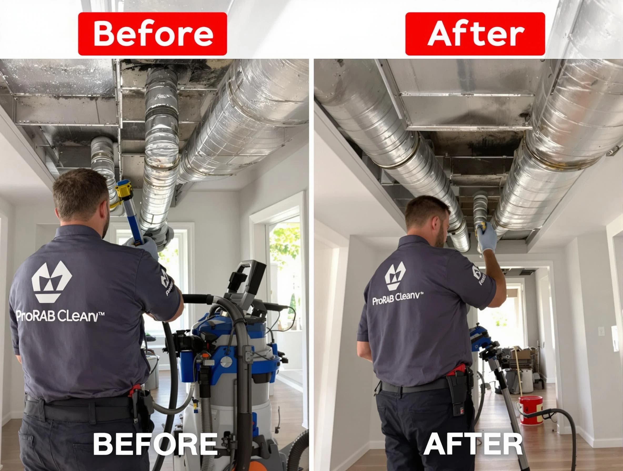 South Park Air Duct Cleaning expert performing thorough residential duct cleaning in a South Park home