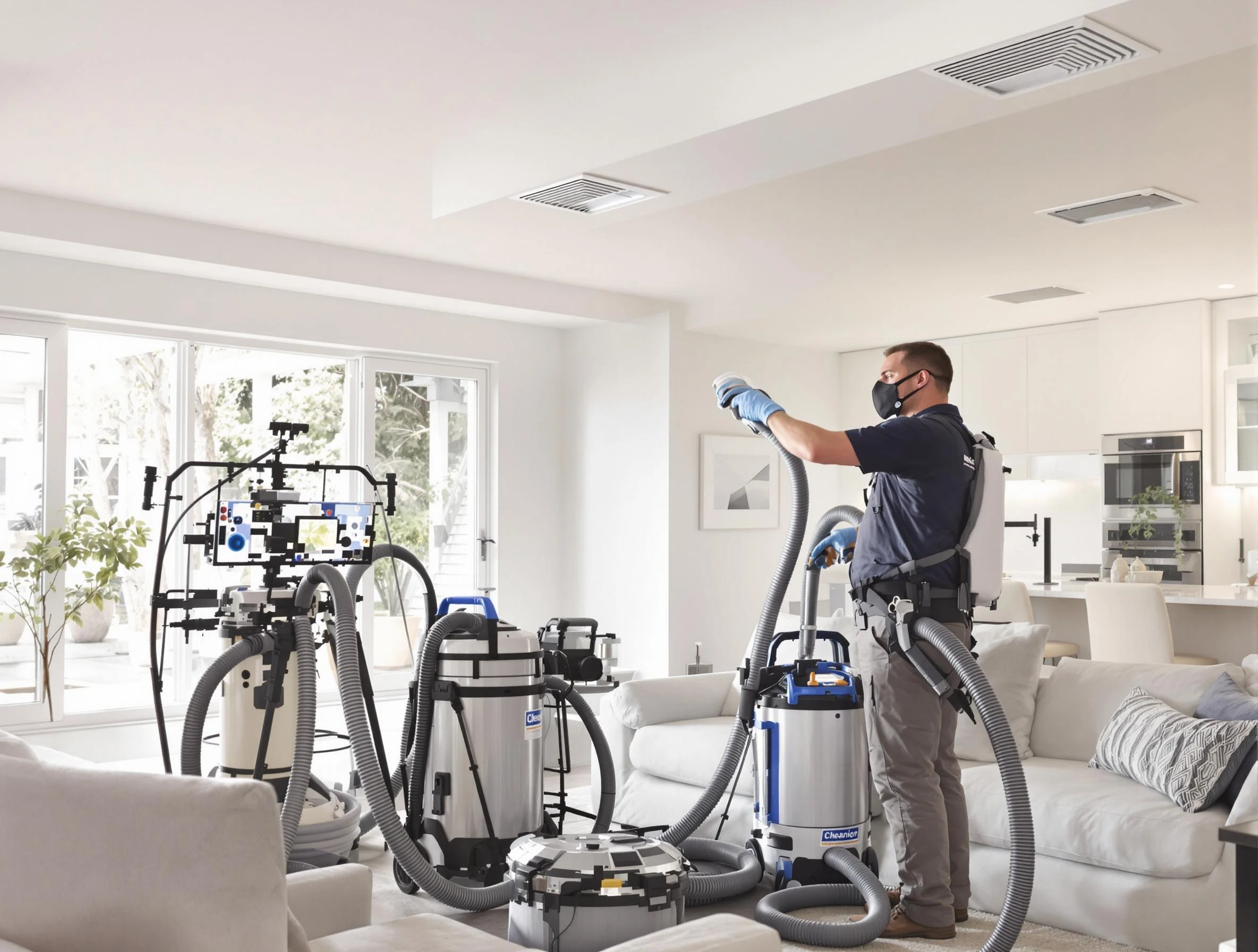 Professional AC duct cleaning by South Park Air Duct Cleaning in South Park