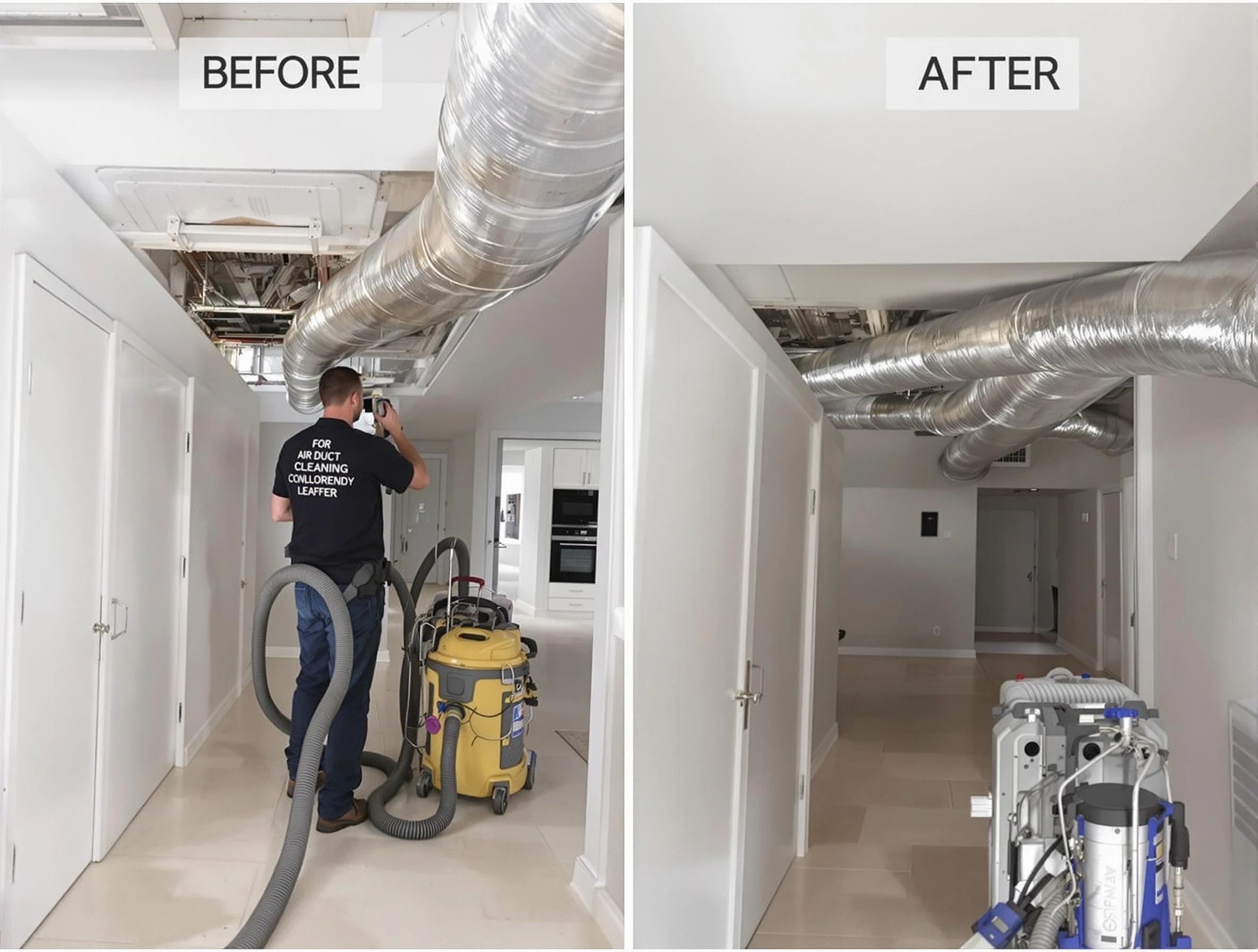 South Park Air Duct Cleaning professional performing thorough air duct cleaning in South Park