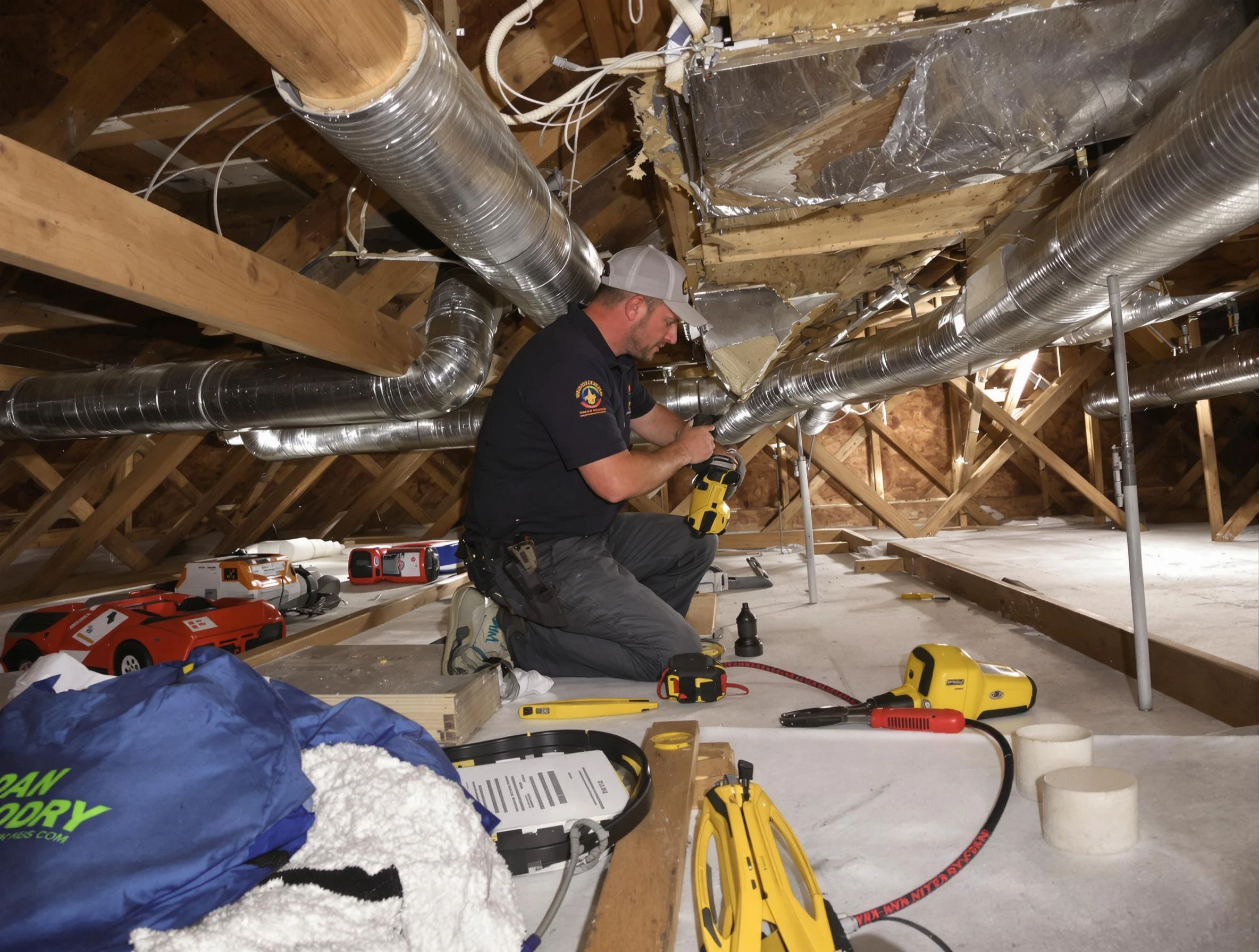 Professional air duct repair by South Park Air Duct Cleaning in South Park