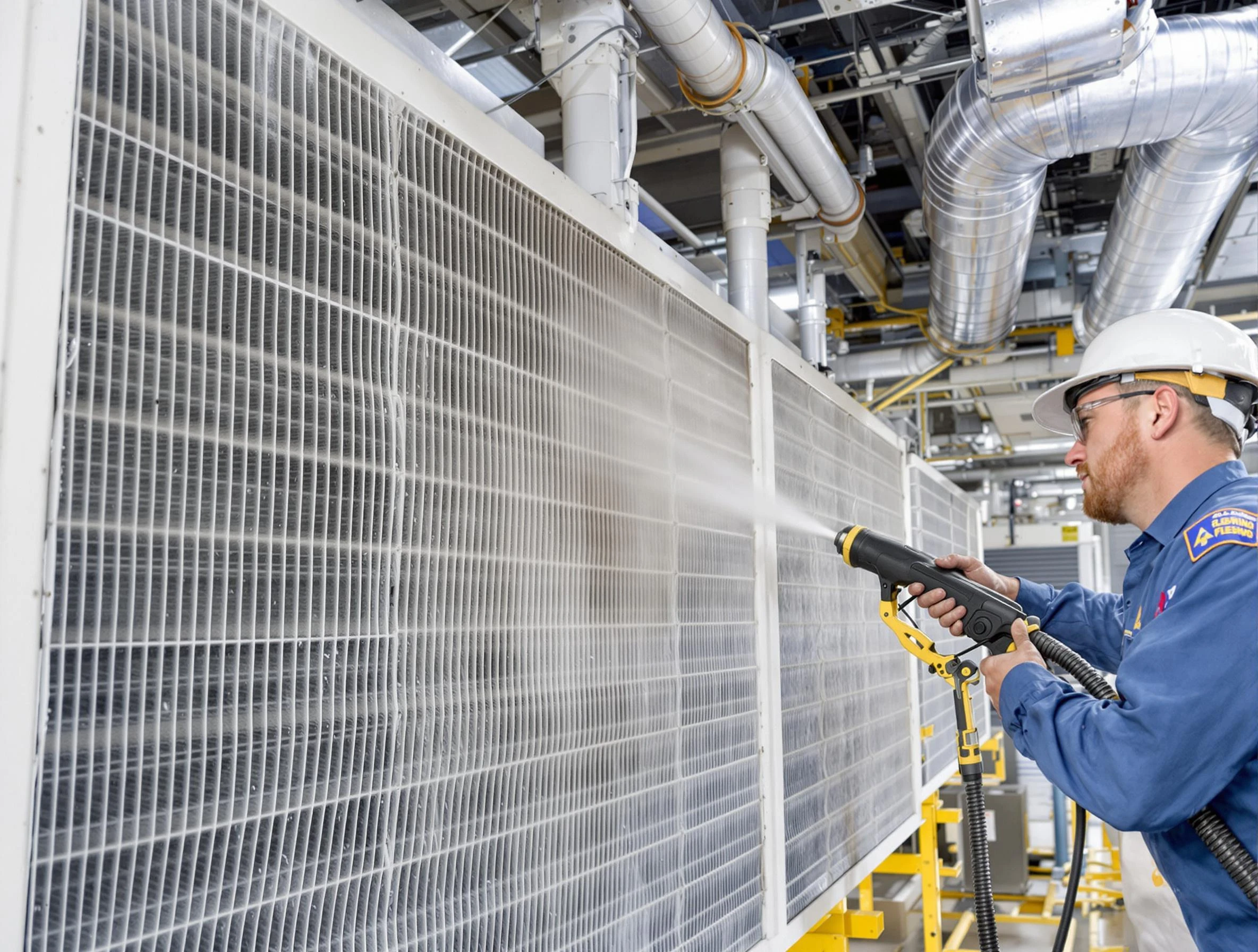 Professional commercial coil cleaning by South Park Air Duct Cleaning in South Park