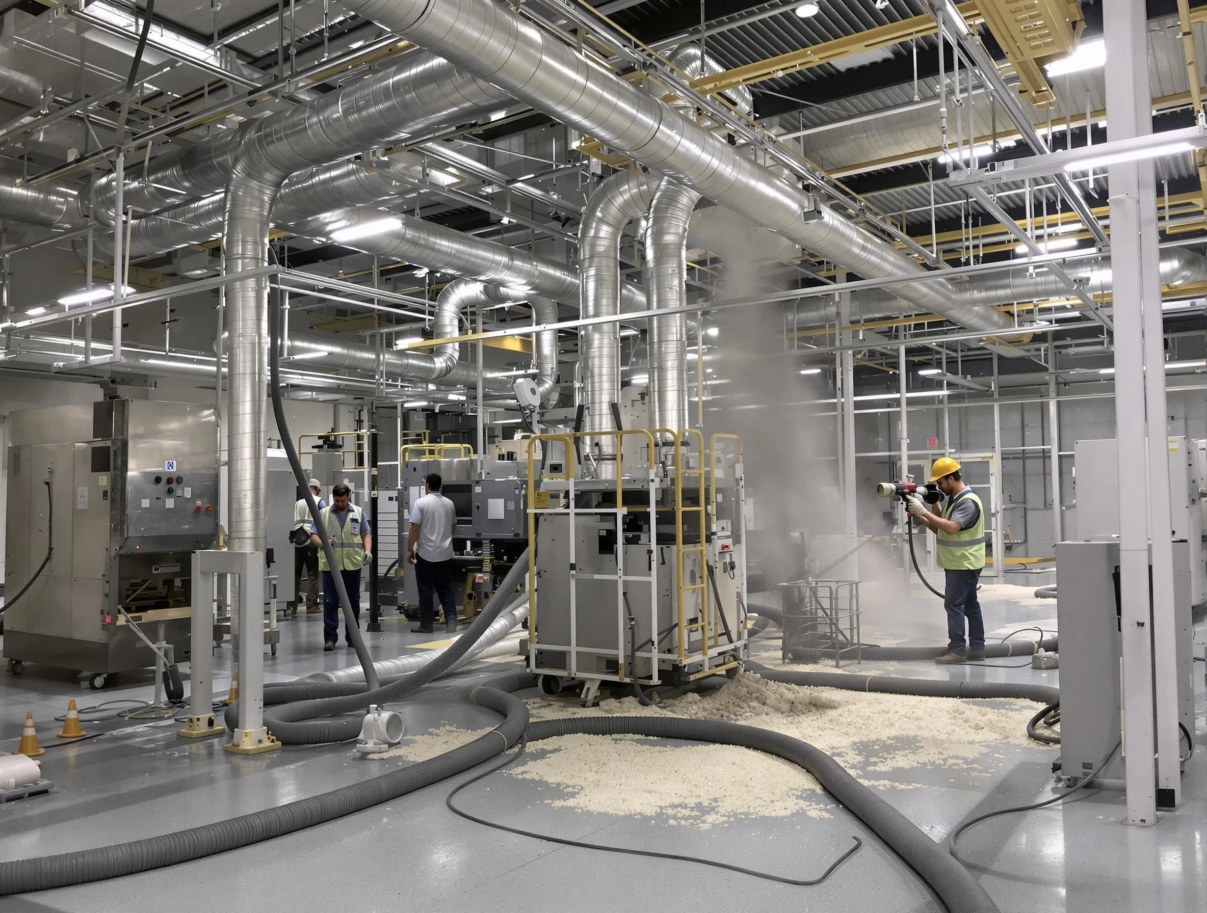 Heavy-duty industrial duct cleaning by South Park Air Duct Cleaning in South Park